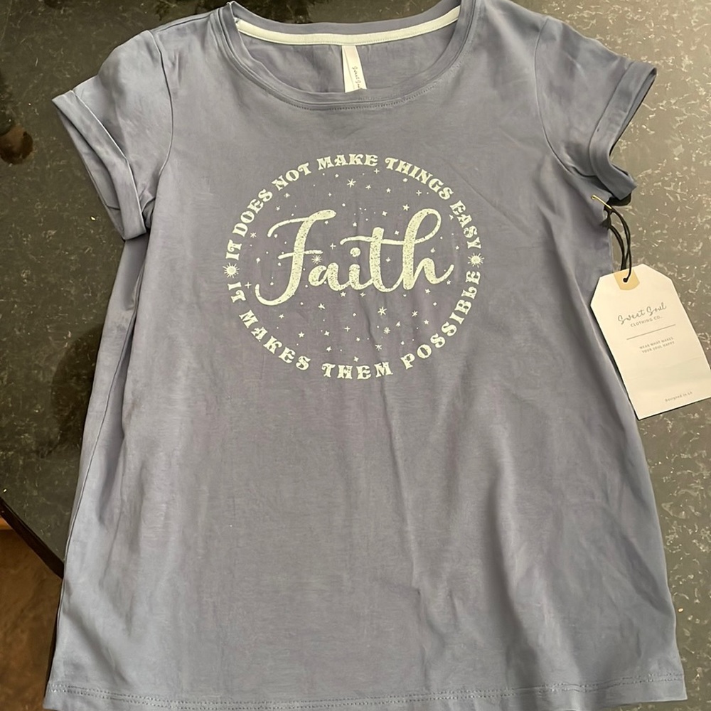 Girls large tee.  NWT.  Size large.   Sweet Soul brand.